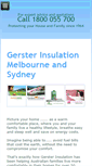 Mobile Screenshot of gersterinsulation.com.au