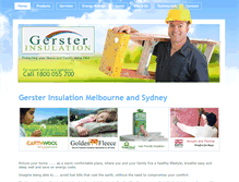 Tablet Screenshot of gersterinsulation.com.au